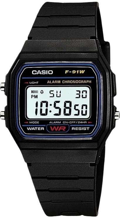Relógio digital Casio F-91W-1DG